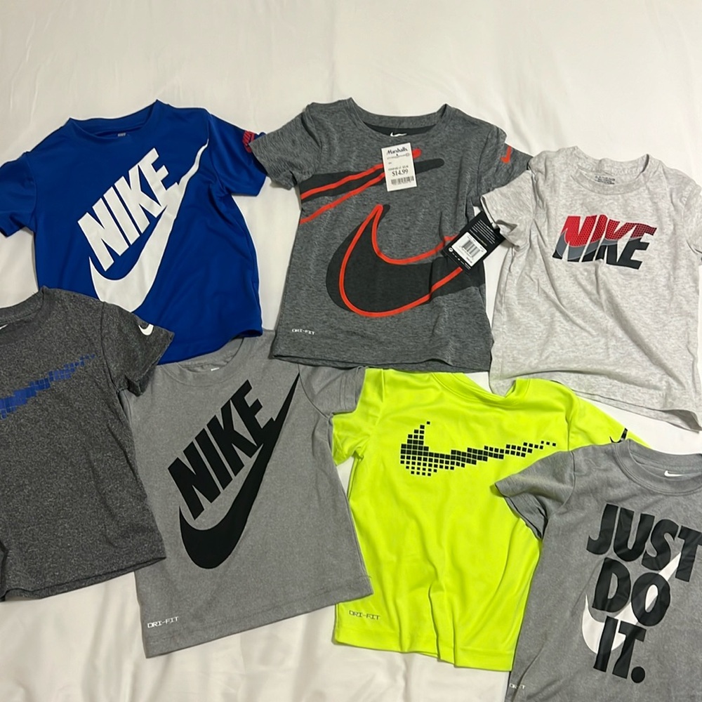 Nike Boys 4 (xs) shirts 7pcs